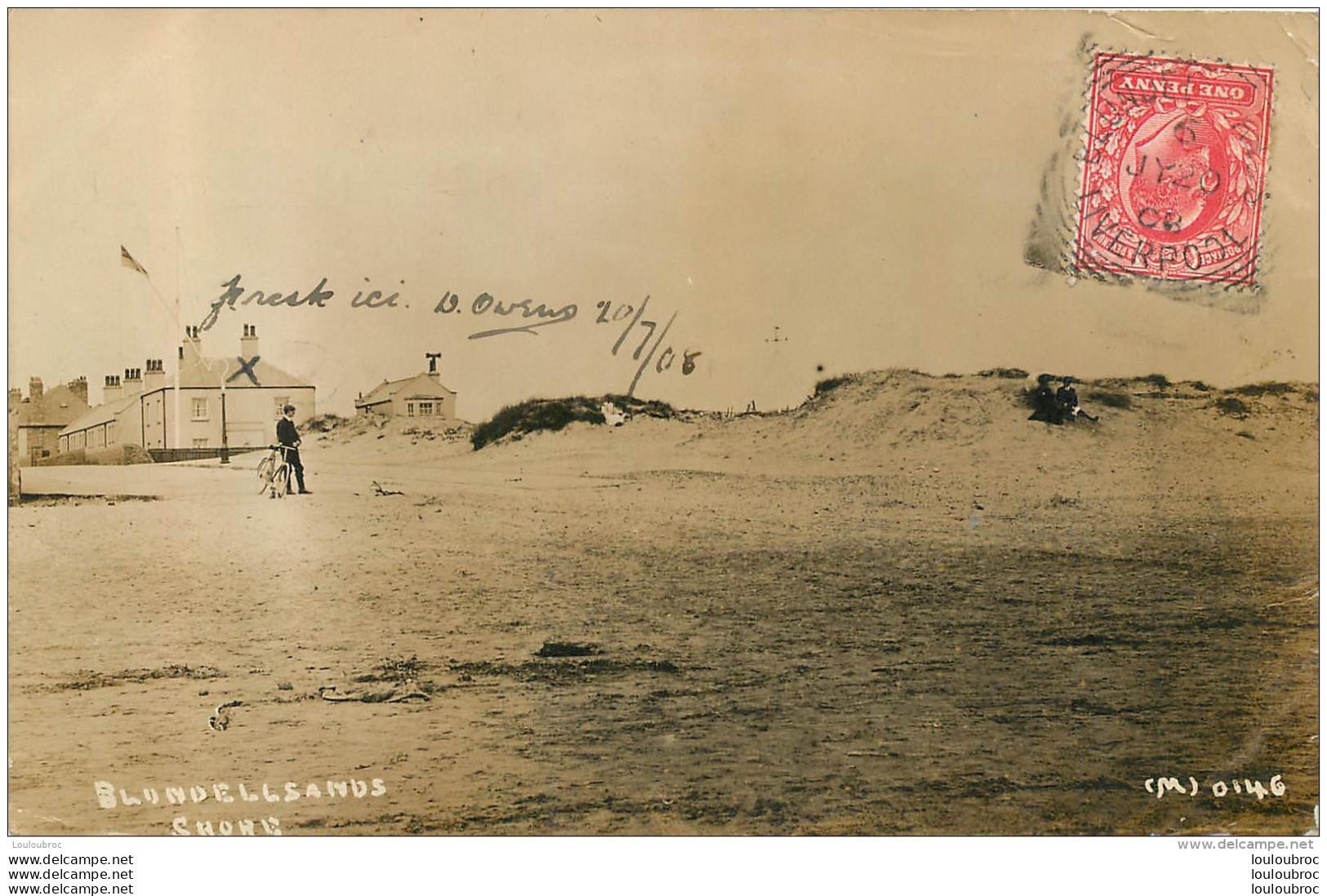 BLUNDELLSANDS SHORE  CARTE PHOTO - Other & Unclassified