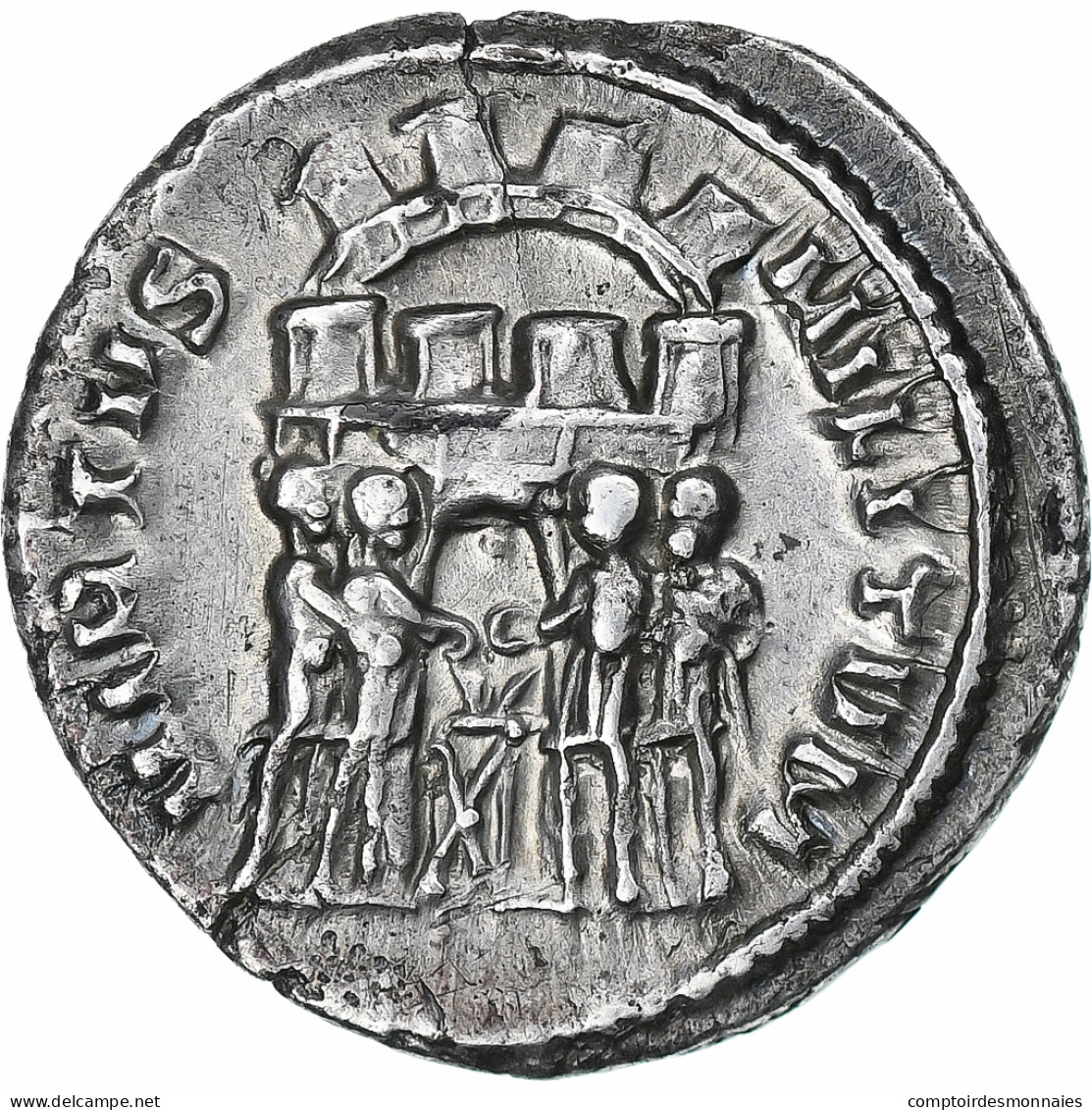 Maximien Hercule, Argenteus, 285-310, Siscia, Argent, SPL, RIC:43b - La Tétrarchie (284 à 307)