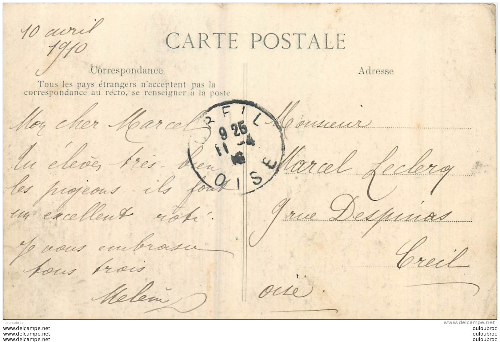 PARIS VII AVENUE RAPP CRUE DE LA SEINE JANVIER 1910 - Arrondissement: 07
