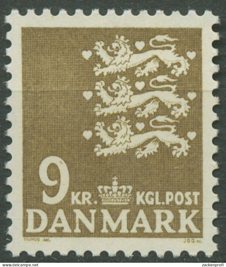 Dänemark 1977 Kleines Reichswappen 652 Postfrisch - Neufs