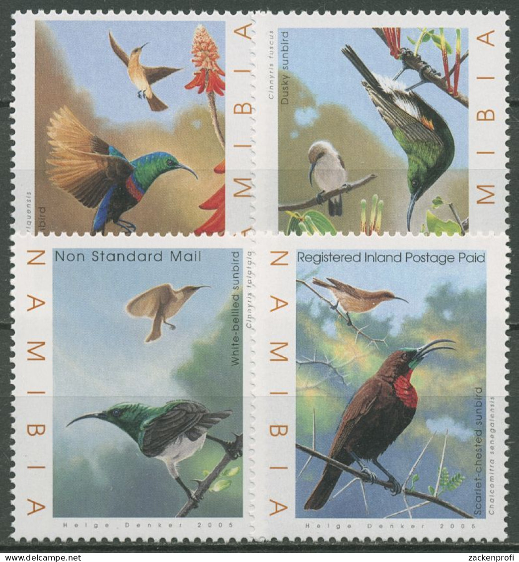 Namibia 2005 Vögel Nektarvögel 1153/56 Postfrisch - Namibie (1990- ...)