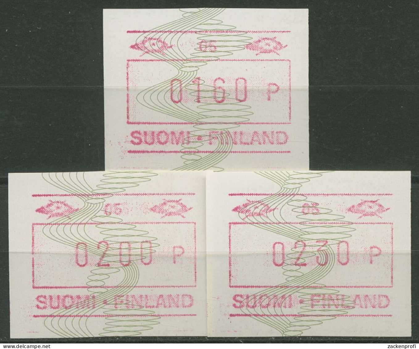 Finnland ATM 1993 Automat 05 Breite Ziffern ATM 14.2 S1 Postfrisch - Automaatzegels [ATM]
