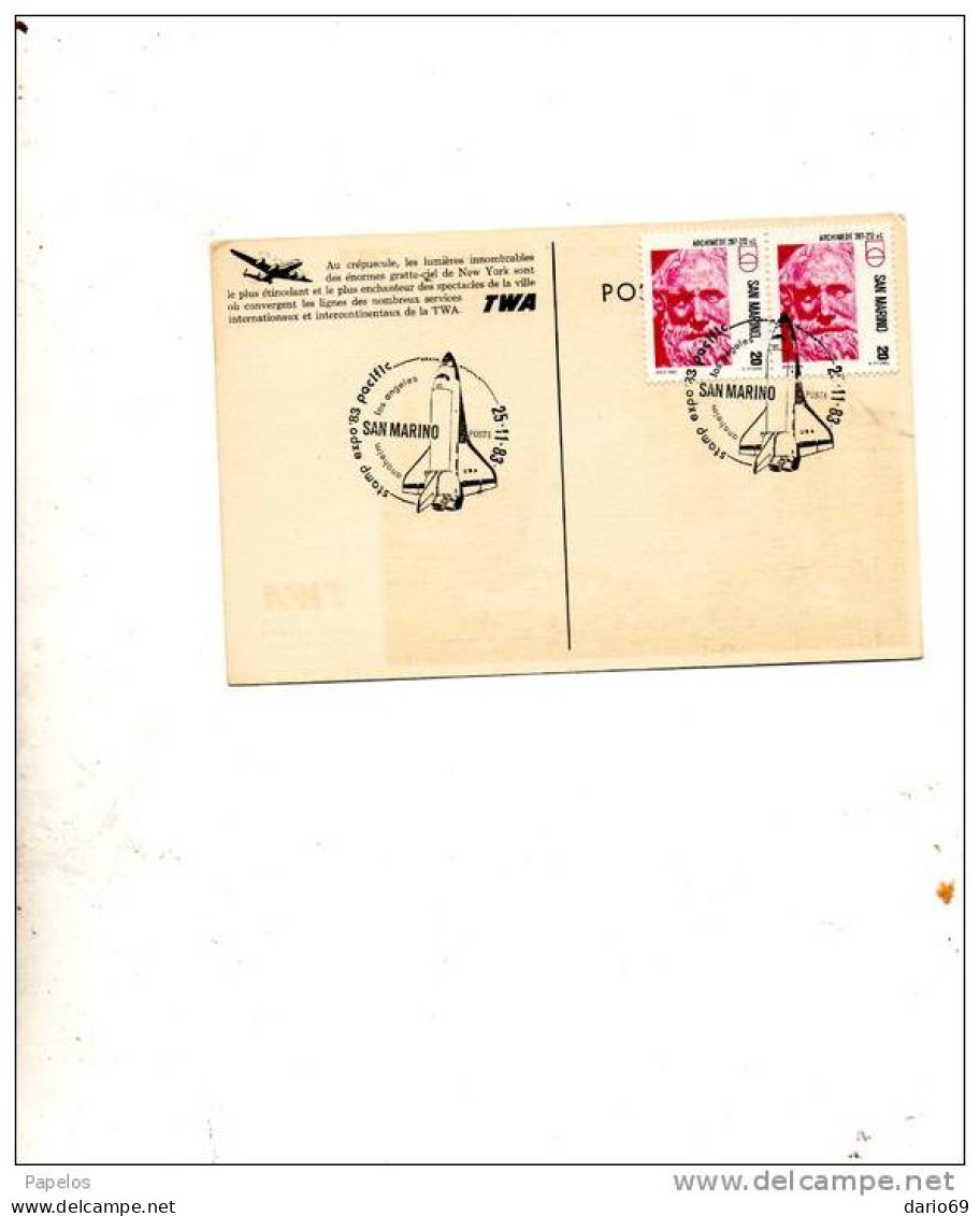 1983 CARTOLINA - Storia Postale