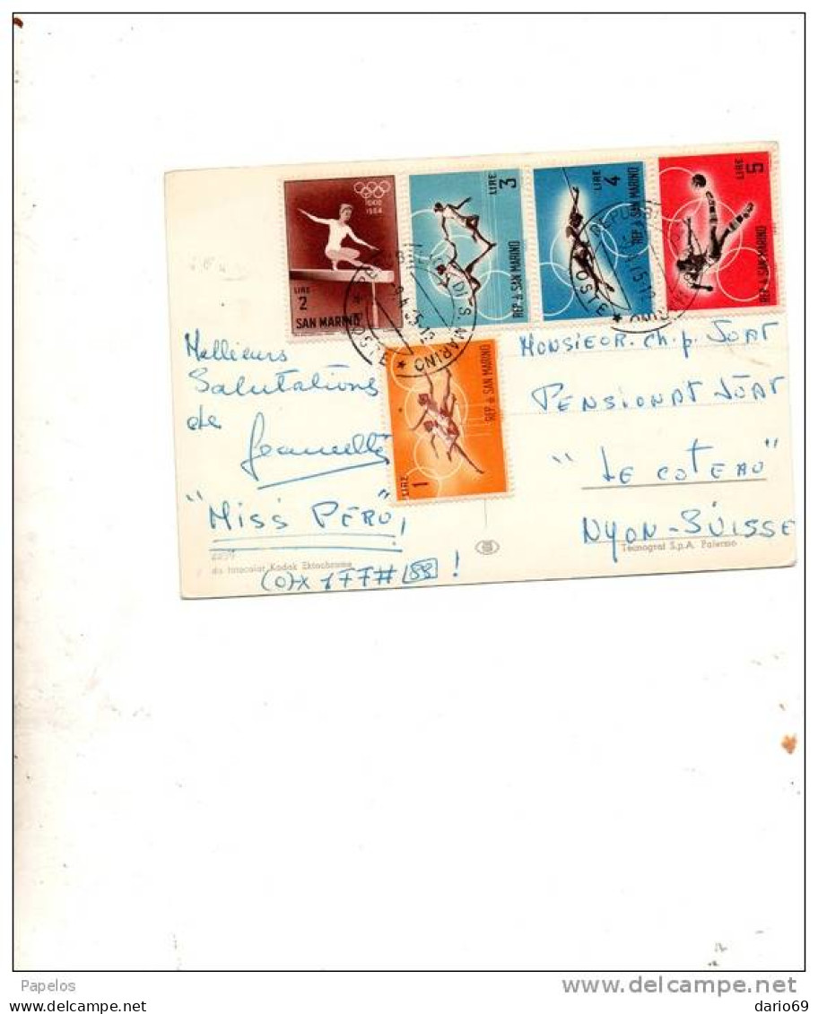1965    CARTOLINA VIAGGIATA - Storia Postale