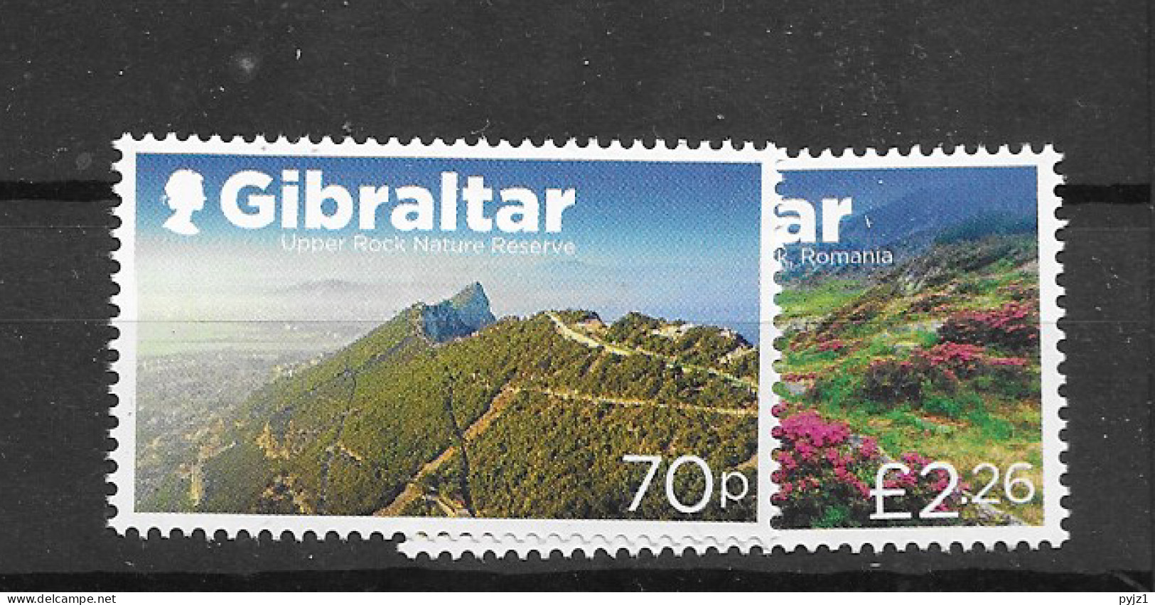 2019 MNH Gibraltar Mi 1946-47 Postfris** - Gibraltar