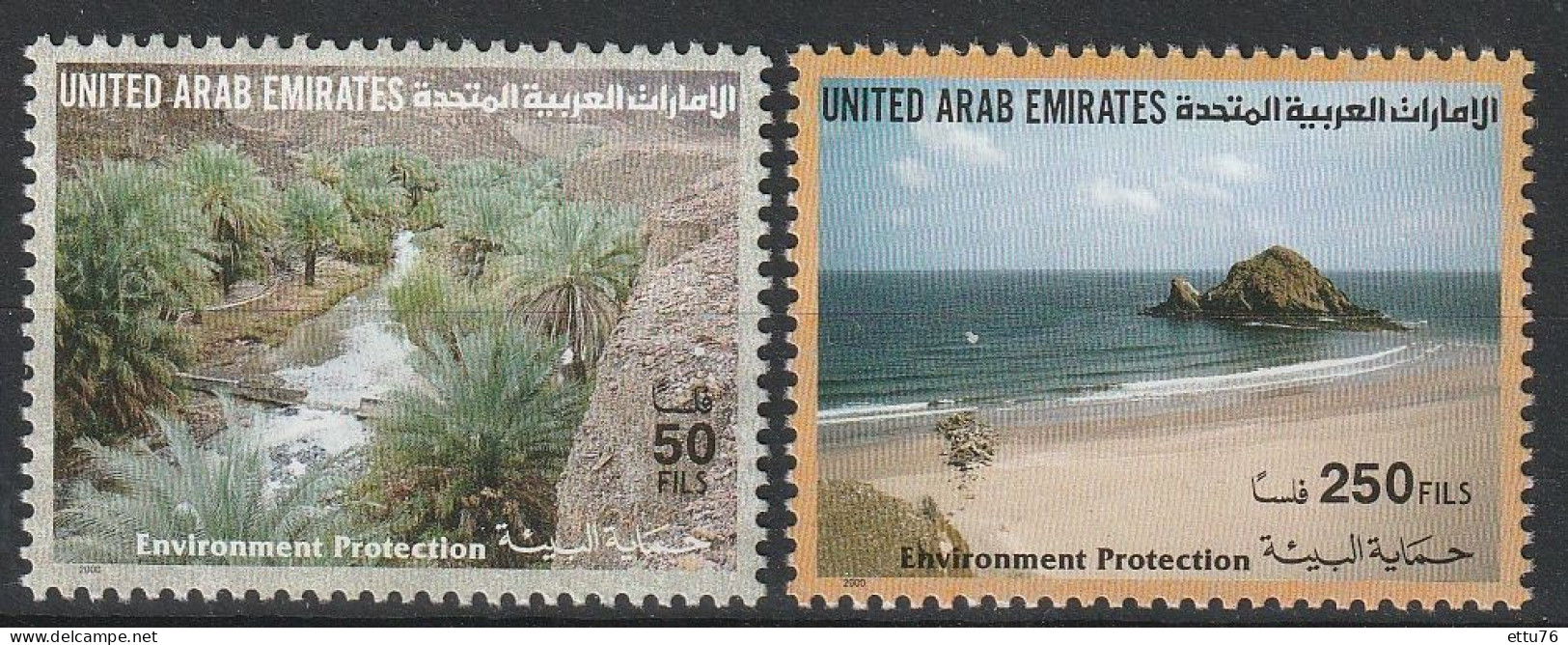 United Arab Emirates UAE  2000 Environment Protection Set MNH - Environment & Climate Protection