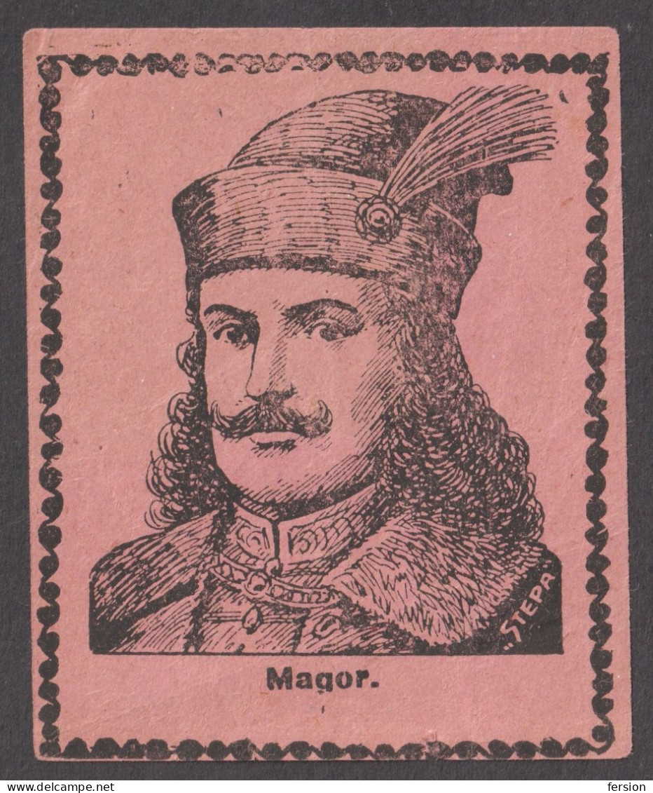 MAGOR - Hungarian Mythology / Label Vignette Cinderella HUNGARY 1940 - Mythology