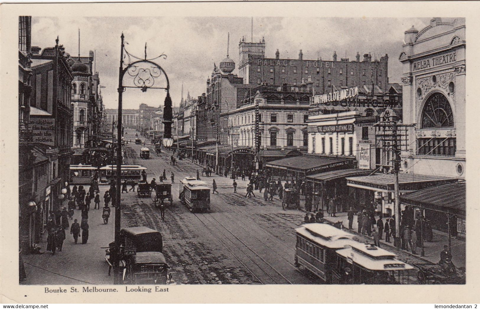 Melbourne - Bourke Street - Looking East - Melbourne