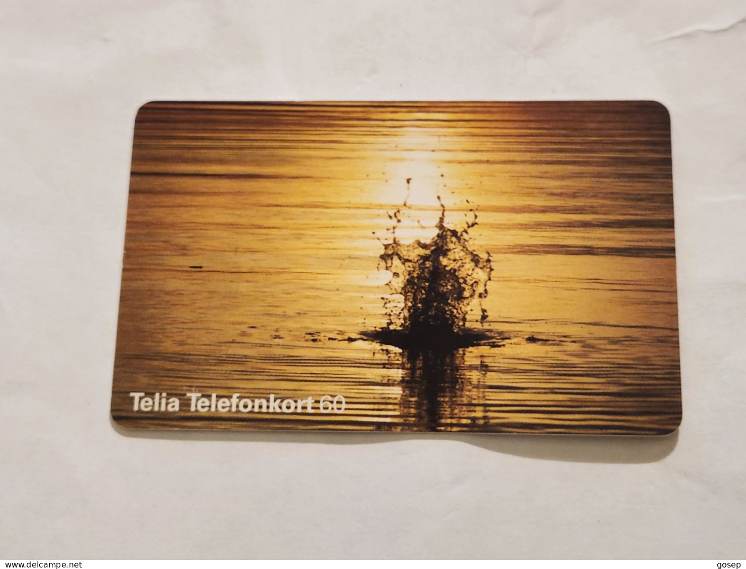 SWEDEN-(SE-TEL-060-0104A)-Splash!-Vattenplask(9)(Telefonkort 60)(tirage-100.000)(30017580)-used Card+1card Prepiad Free - Suède