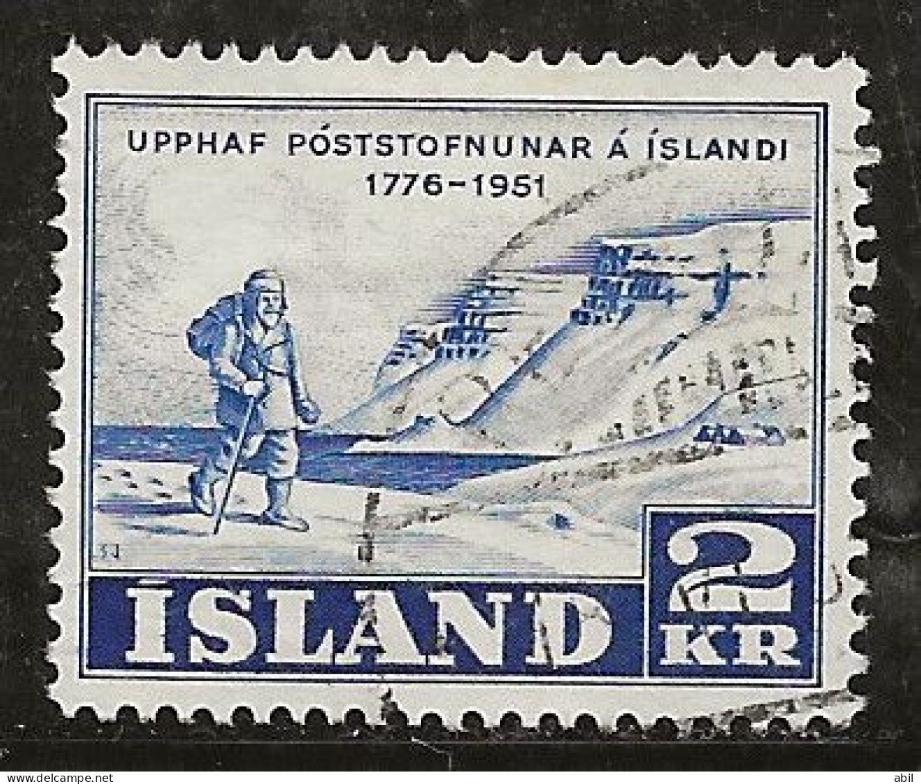 Islande 1951 N° Y&T : 236 Obl. - Gebruikt