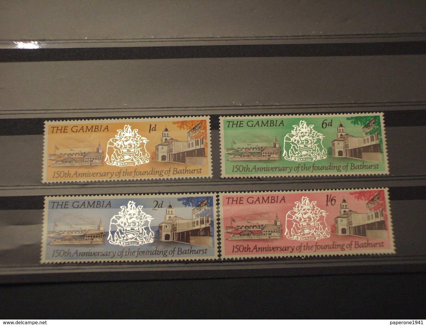 GAMBIA - 1966 BATHURST(chiese) 4 Valori - NUOVI(++) - Gambie (1965-...)