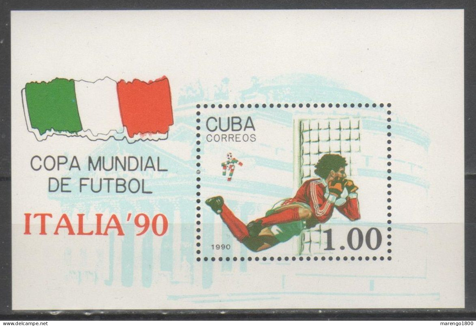Cuba 1990 - Calcio Bf           (g9563) - 1990 – Italie