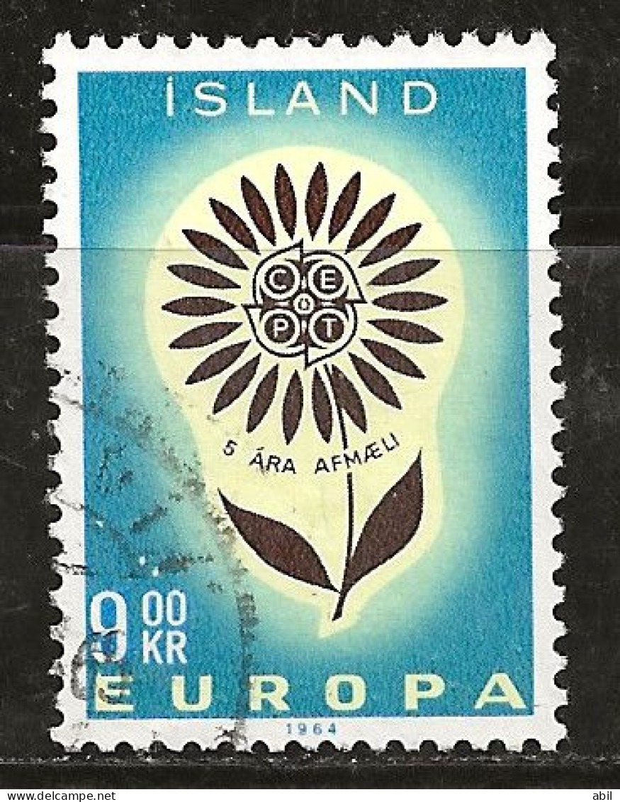 Islande 1964 N° Y&T : 341 Obl. - Oblitérés