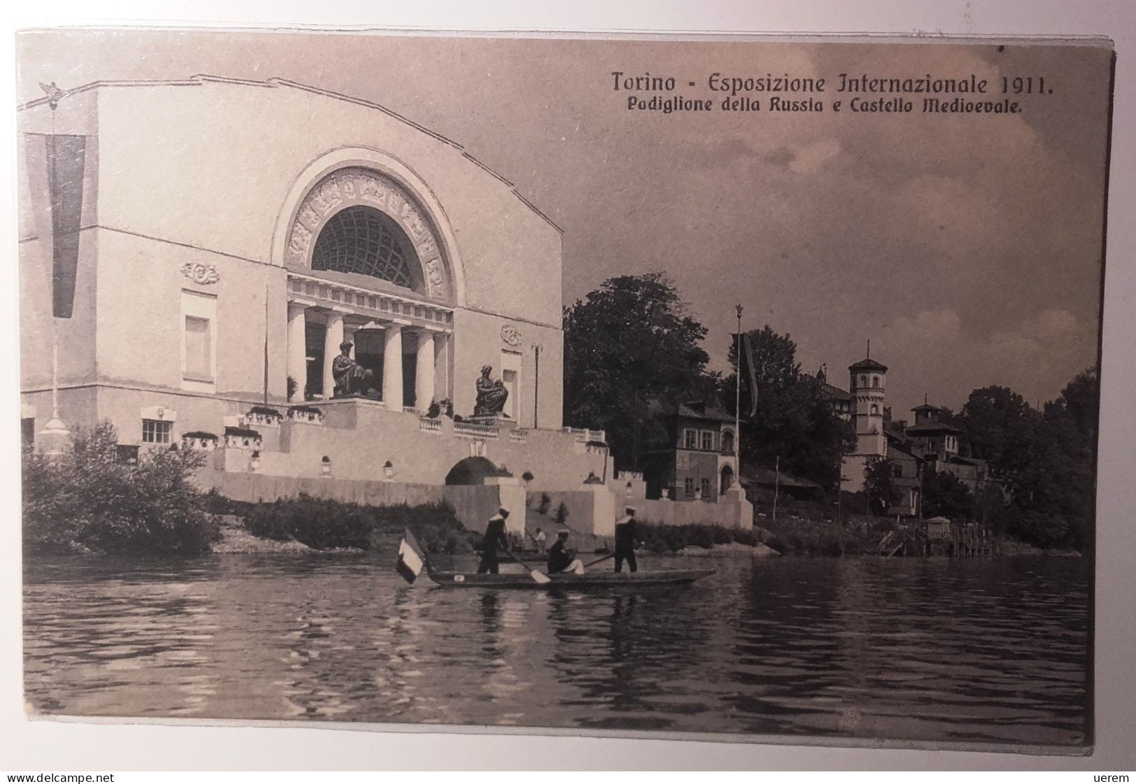 PIEMONTE TORINO 2 ESPOSIZIONE 1911 PADIGLIONE DELLA RUSSIA E CASTELLO MEDIOEVALE Formato Piccolo Non Viaggiata Anni 10 A - Exhibitions