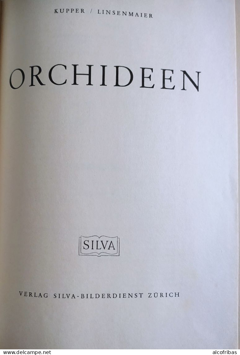 Orchideen Silva Zurich 128 Pages 60 Planches Photos D'orchidées - Nature