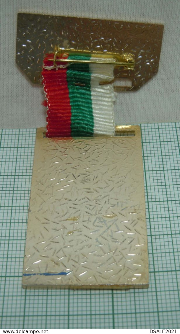 Bulgaria Sofia 1977 Summer Universiade, World University Sport Athletics Games, COMPETITOR Official Badge (ds1241) - Atletica