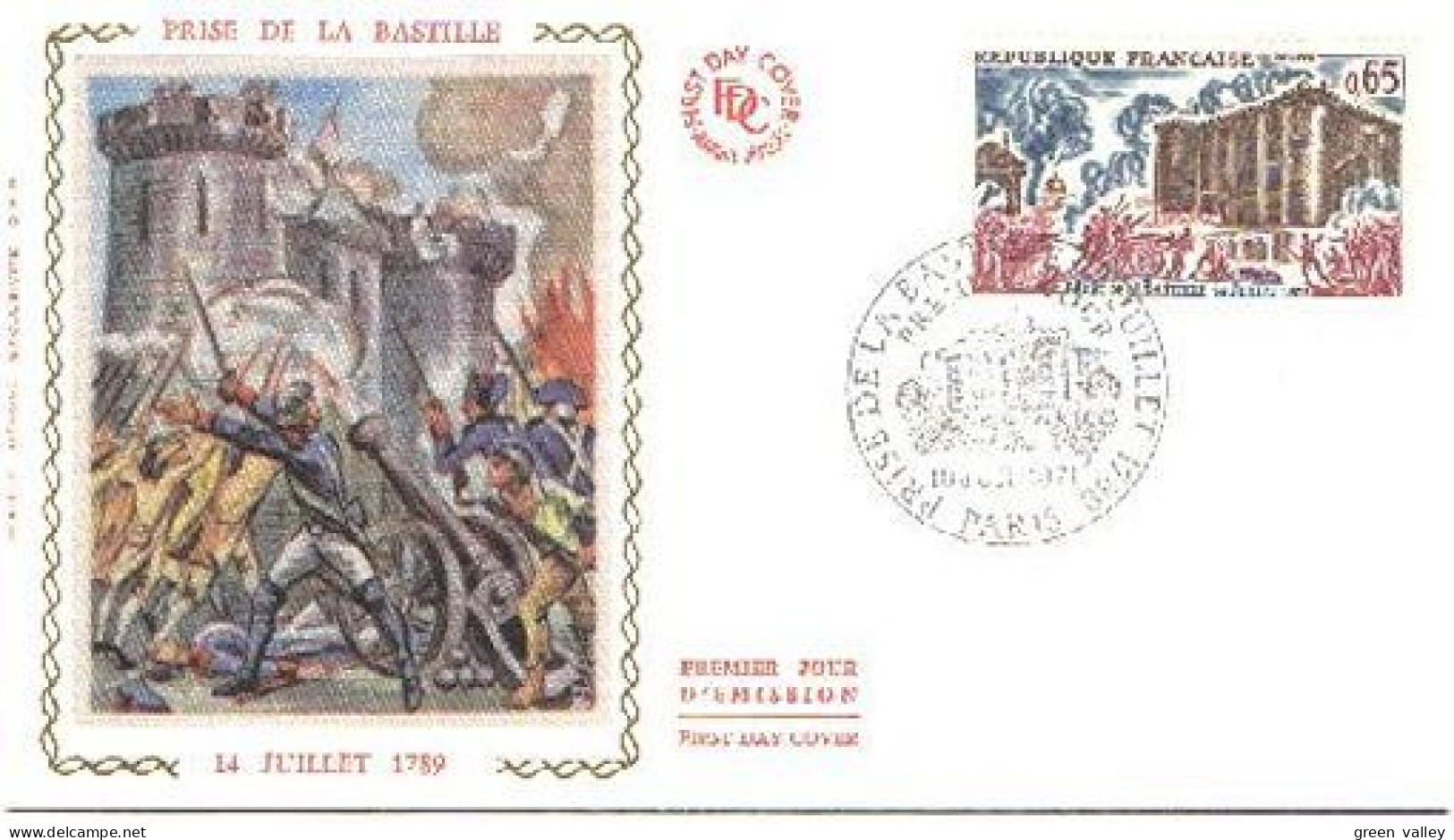 France Prise De La Bastille FDC Cover ( A90 807) - French Revolution