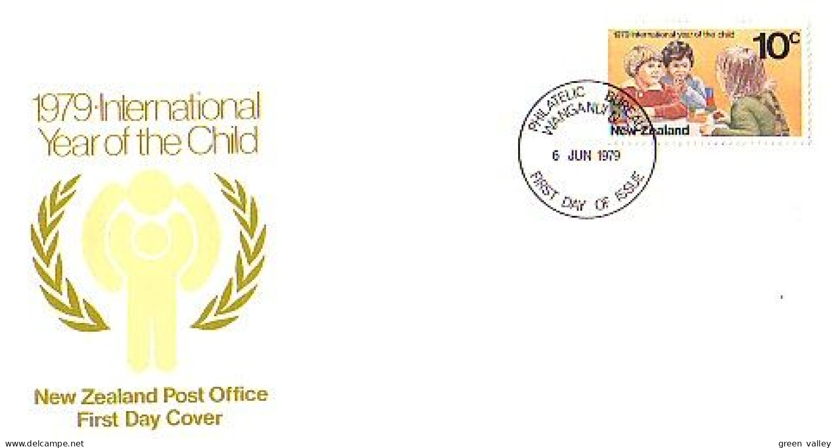 N-Z 1979 Année Internationale De L'enfant International Year Of The Child IYC FDC Cover ( A90 564) - Andere & Zonder Classificatie