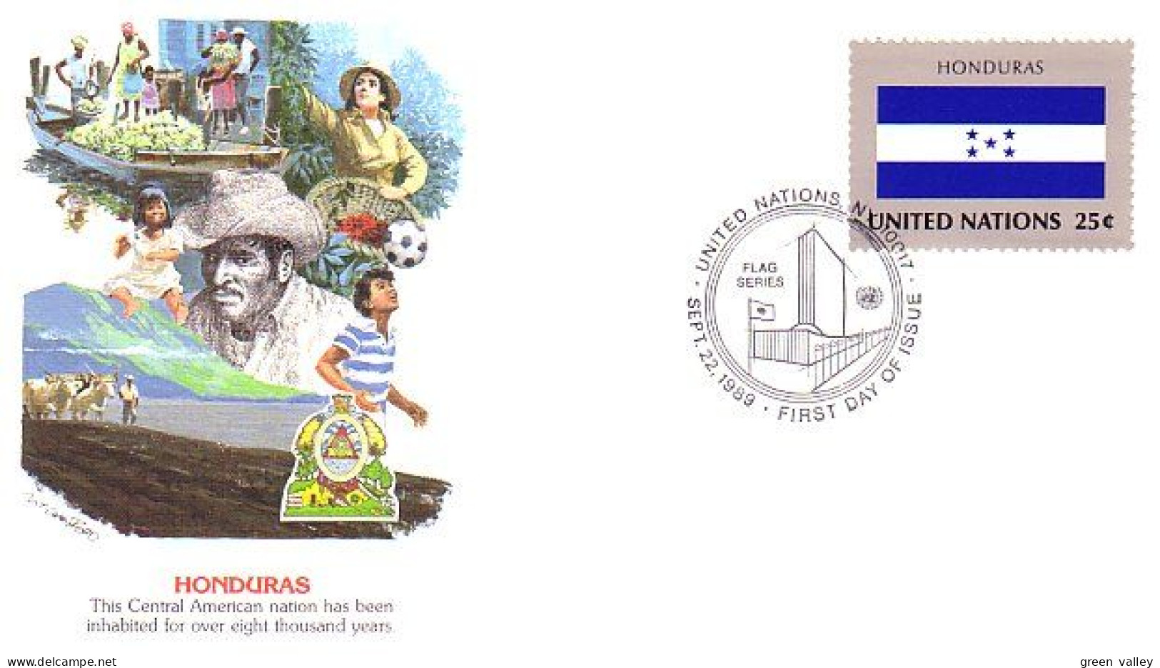 Honduras Flag Drapeau Folk Costumes FDC Cover ( A90 176) - Covers