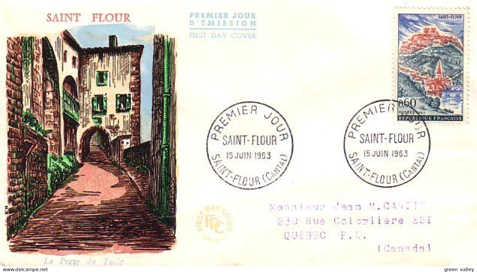 France Saint-Flour 1963 FDC Cover ( A90 56) - Otros & Sin Clasificación