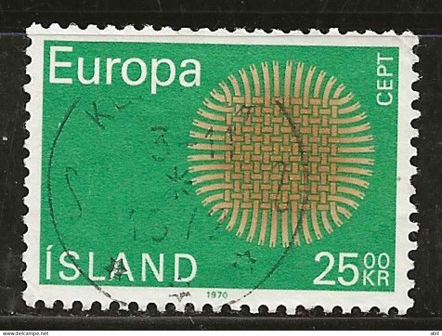 Islande 1970 N° Y&T : 396 Obl. - Gebruikt