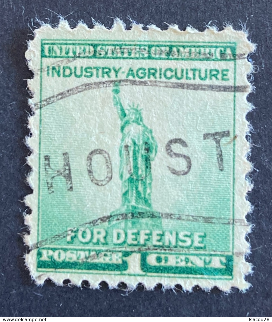 United States Postage 1 Cent Industry Agriculture For Défense - Used Stamps