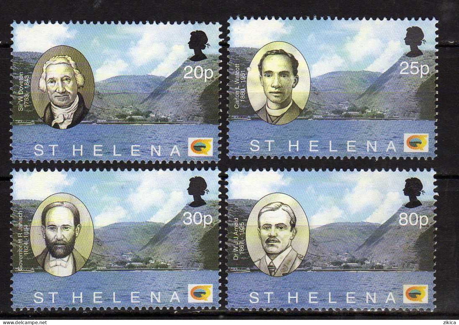 Saint Helena Island 2002 The 500th Anniversary Of The Discovery Of St. Helena - Local Celebrities. MNH** - Saint Helena Island