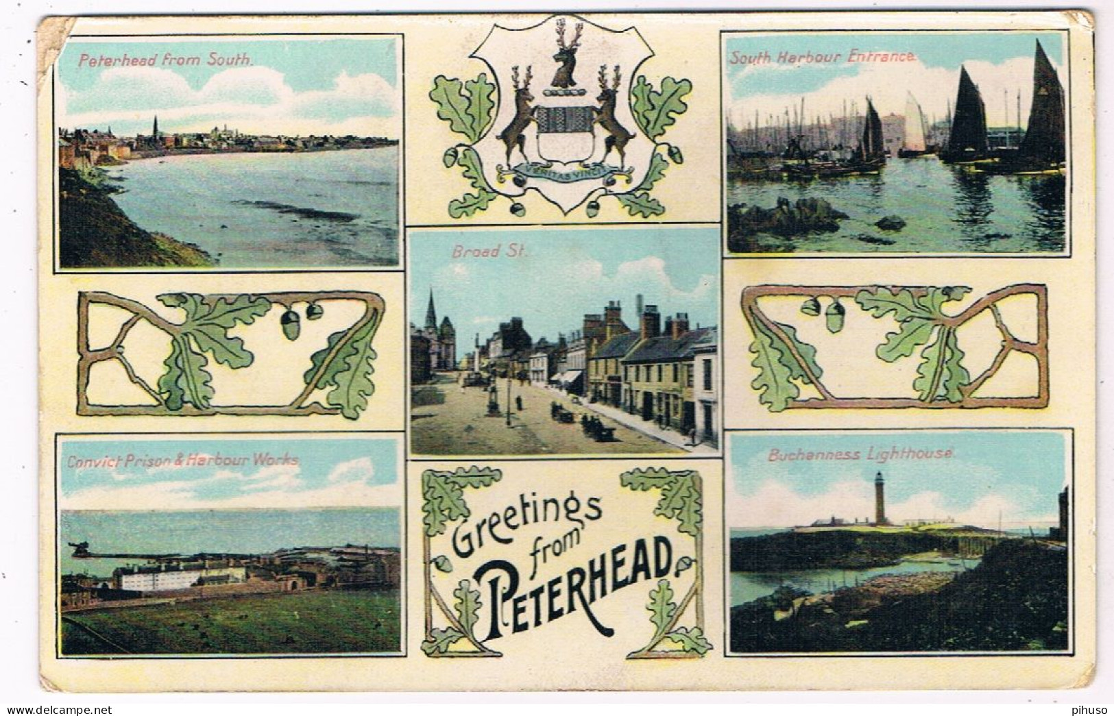 UK-4031  PETERHEAD : Greetings From - Aberdeenshire