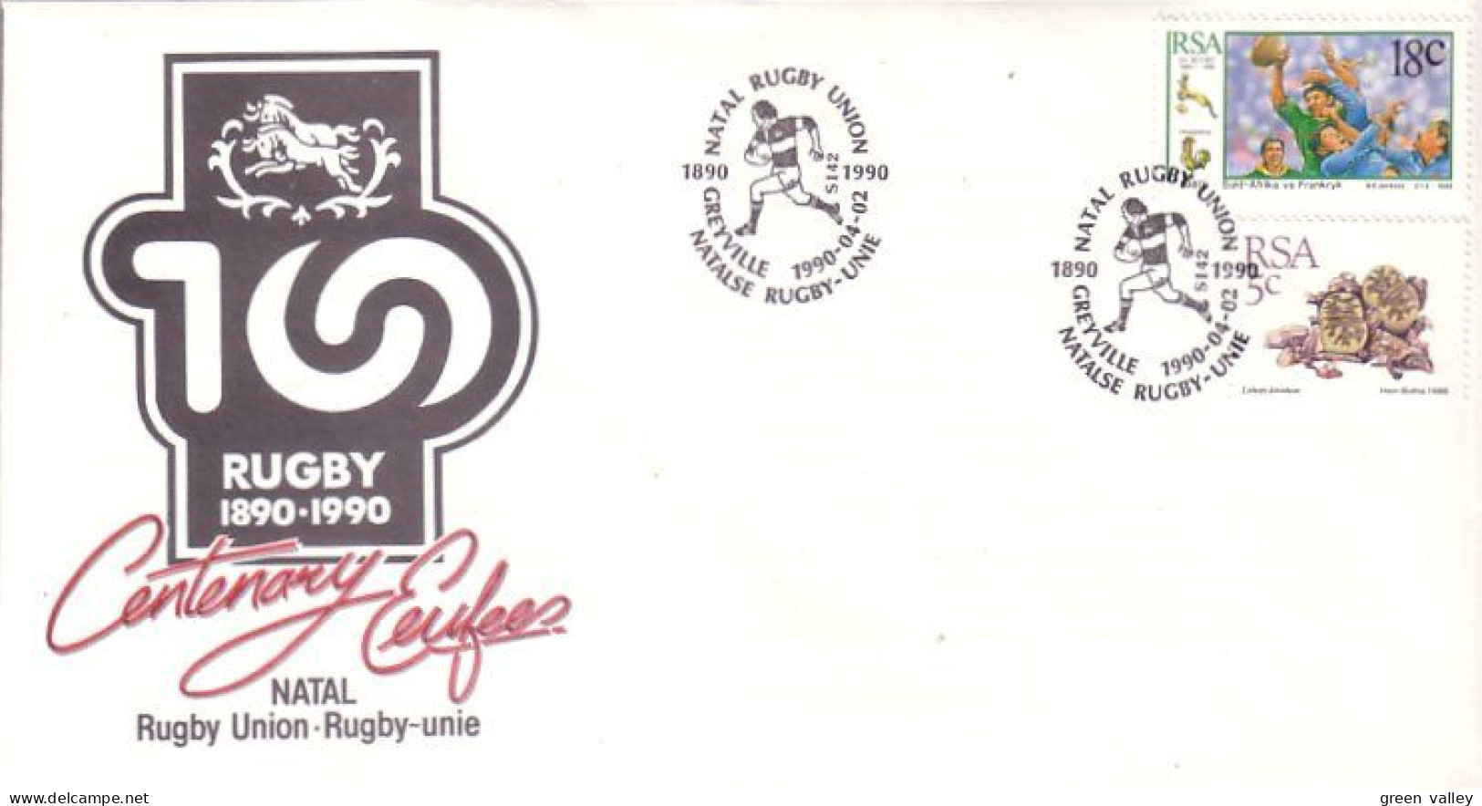 RSA Afrique Du Sud South Africa Rugby FDC Cover ( A91 911) - Rugby