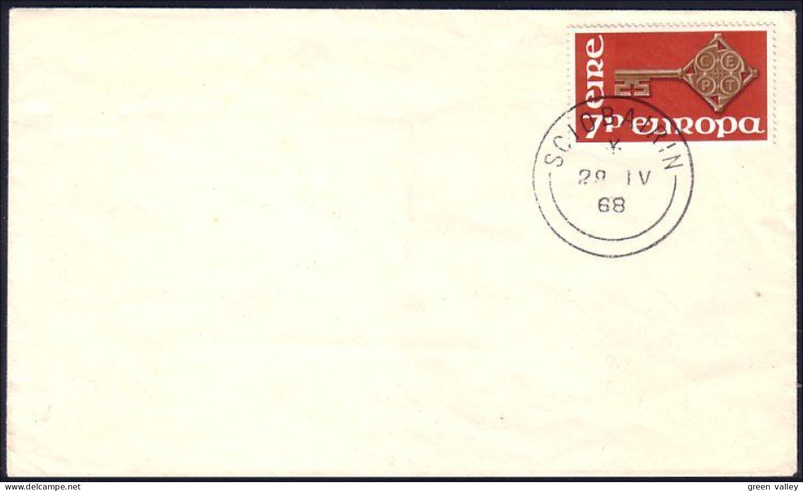 Eire Ireland Cle Metal Key 1968 Europa FDC Cover ( A91 803) - Minerals