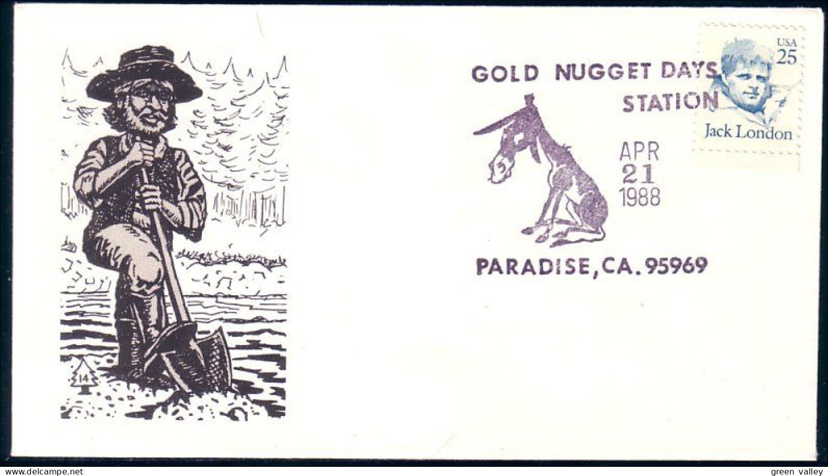 US Cover Gold Nugget Days Paradise, CA APR 21, 1988 ( A91 664) - Minerales