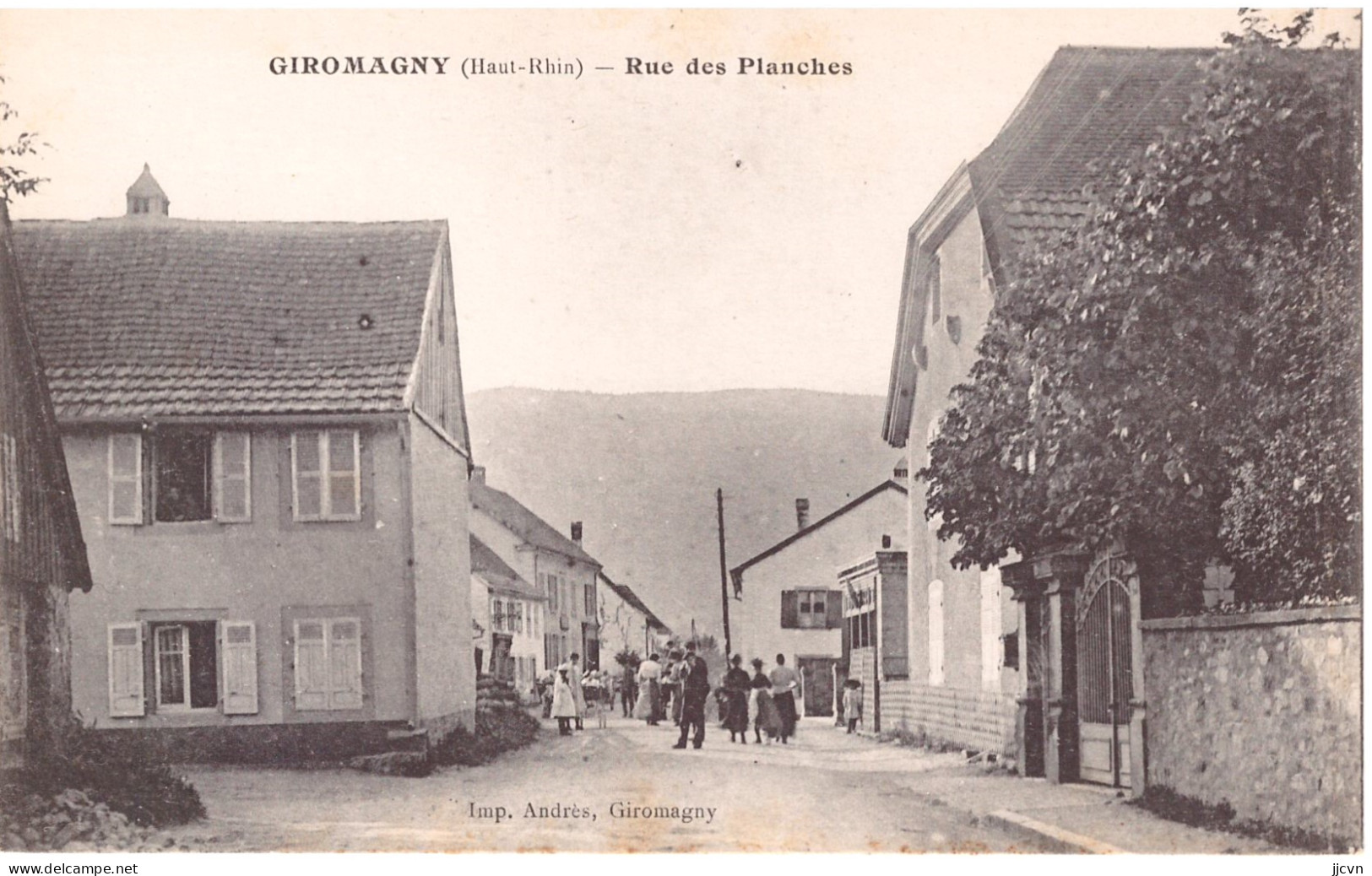 = 90 = Territoire De Belfort - Giromagny - Rue Des Planches - Giromagny