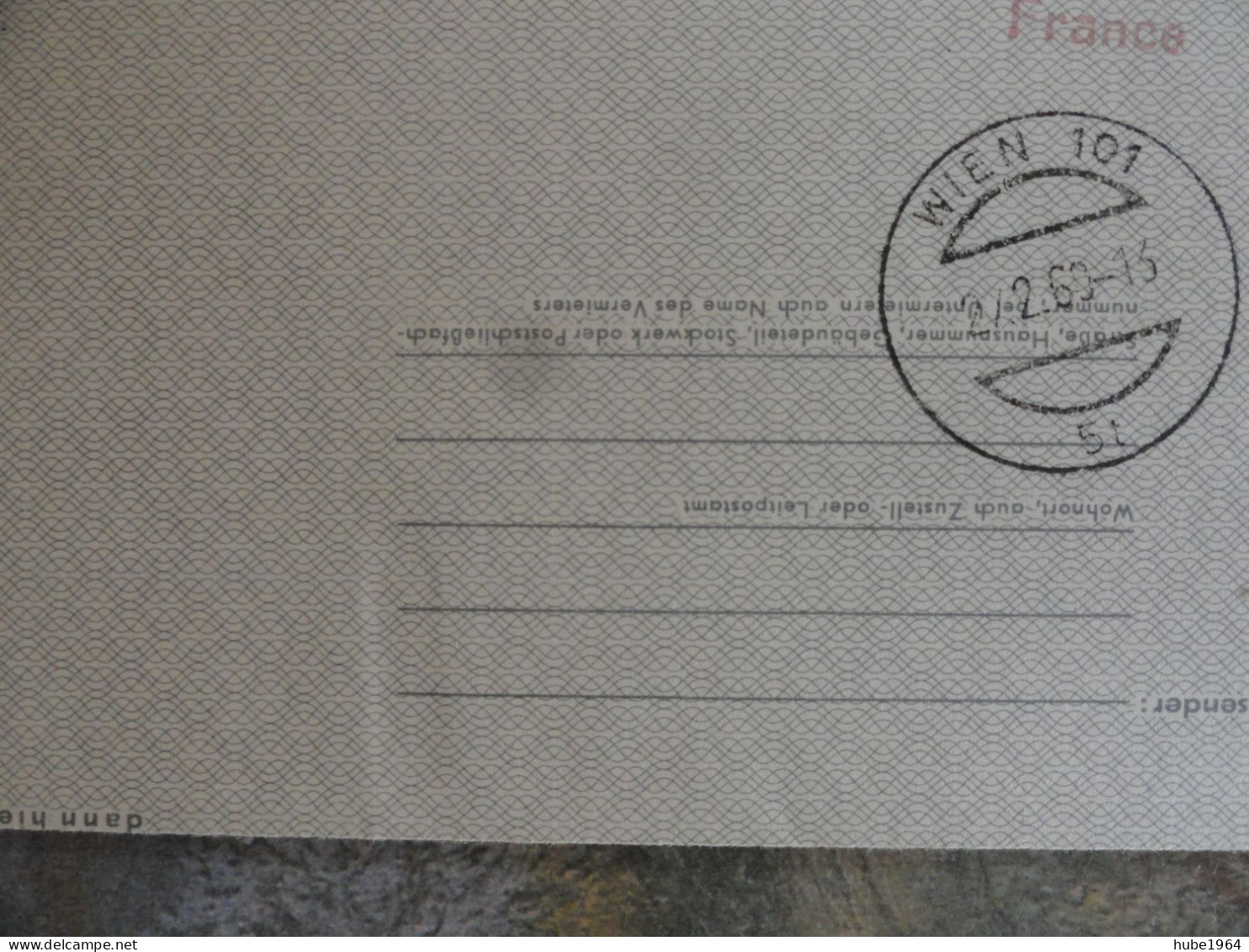 ENVELOPPE COMMEMORATIVE SONDERFLUG MIT INTERFLUG LEIPZIG/WIEN 27/02/1960 - Airmail