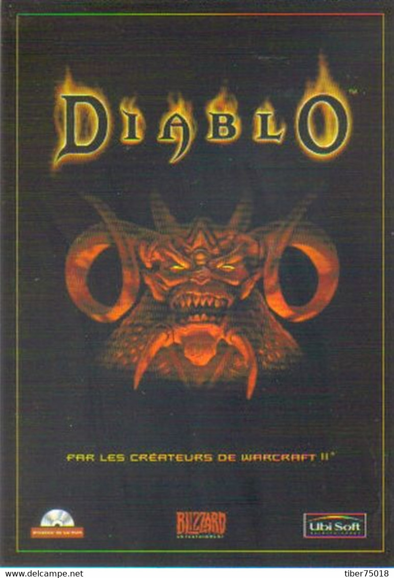 Carte Postale édition "Promocartes" - Diablo (jeu Vidéo Ubi Soft) Par Les Créateurs De Warcraft II - Otros & Sin Clasificación