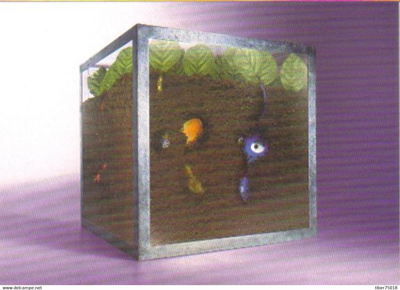 Carte Postale "Cart'Com" (2002) - Nintendo GameCube - Pikmin (Les Pikmin Font Votre Sale Boulot) - Andere & Zonder Classificatie