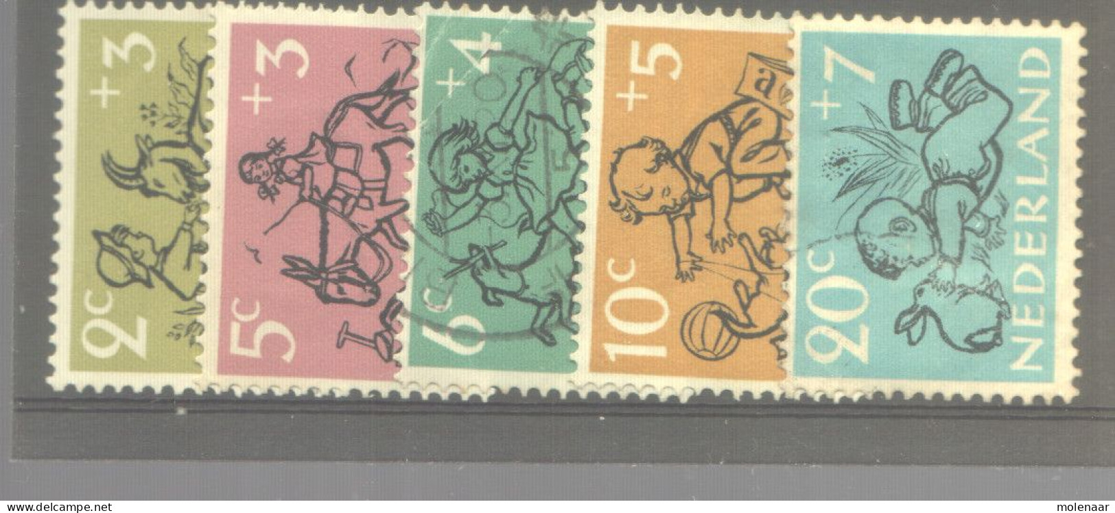 Postzegels > Europa > Nederland > Periode 1949-1980 (Juliana) > 1949-59 > 596-600 Gebruikt (11779) - Usati