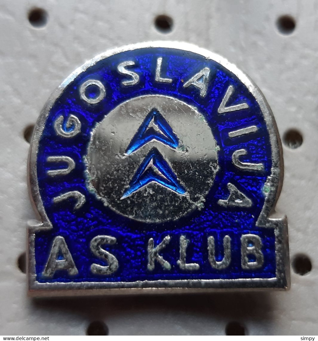 Citroen AS Klub Jugoslavija Car Logo Yugoslavia Vintage Enamel Pin Badge - Citroën