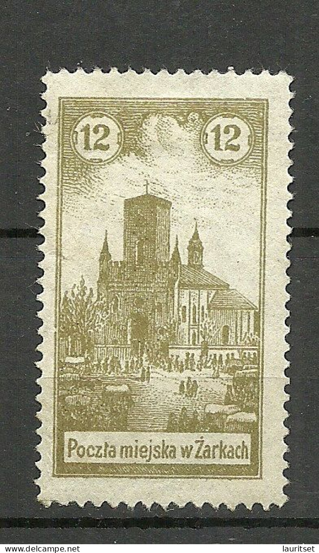 FAUX Poland Polska 1918 Local Post ZARKI Michel 3 * Fälschung Fake Forgery - Unused Stamps