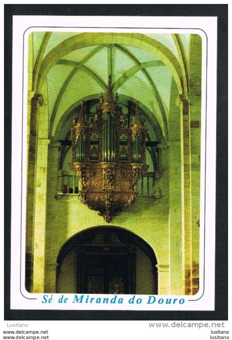 MIRANDA DO DOURO - SÉ - ORGAO ORGUE ORGAN - PORTUGAL ( 2 SCANS ) - Bragança