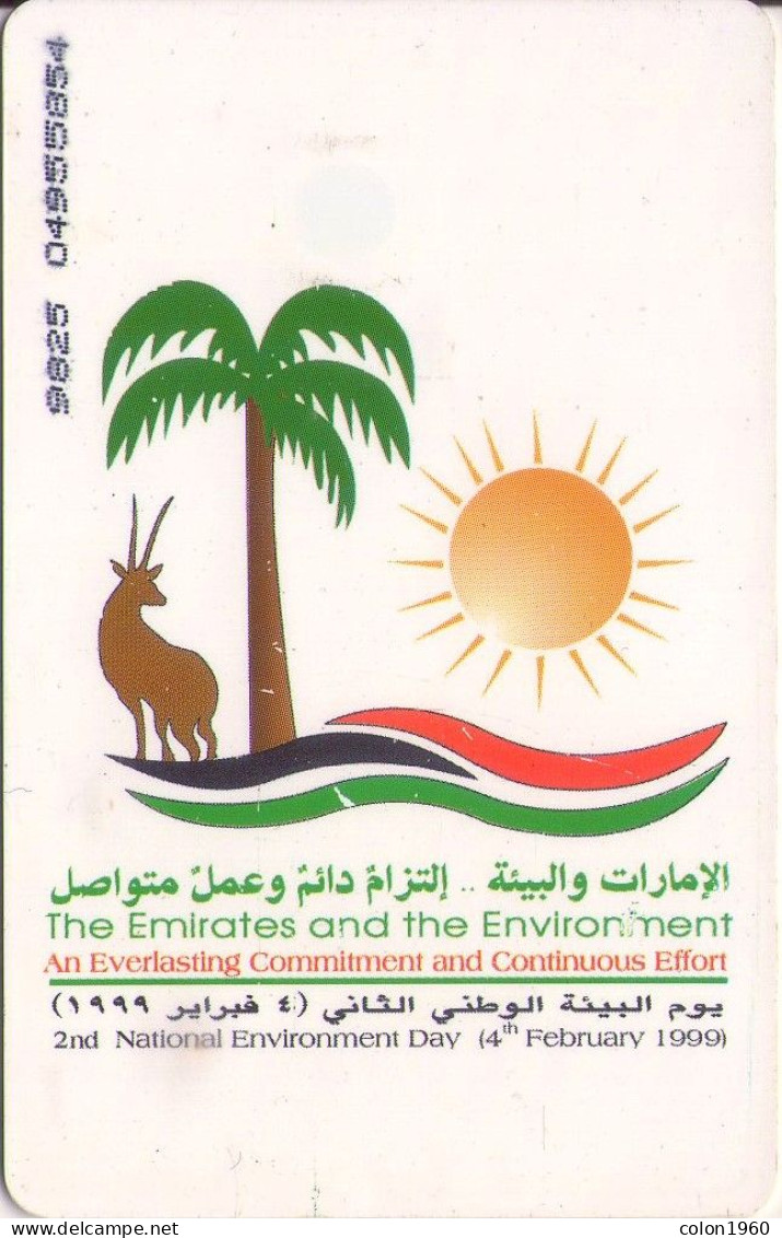 EMIRATOS ARABES UNIDOS. UAE-C-062. National Environment Day (C/N "9825"). 1999. (071) - Ver. Arab. Emirate