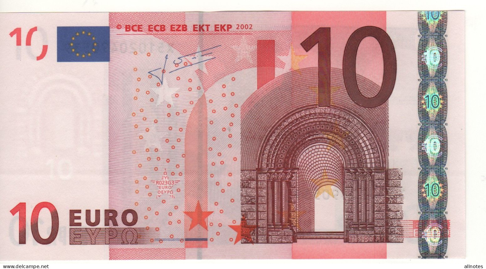 10 EURO  "X" Germany    Firma Trichet      R 023 G3   X51   /   FDS - UNC - 10 Euro