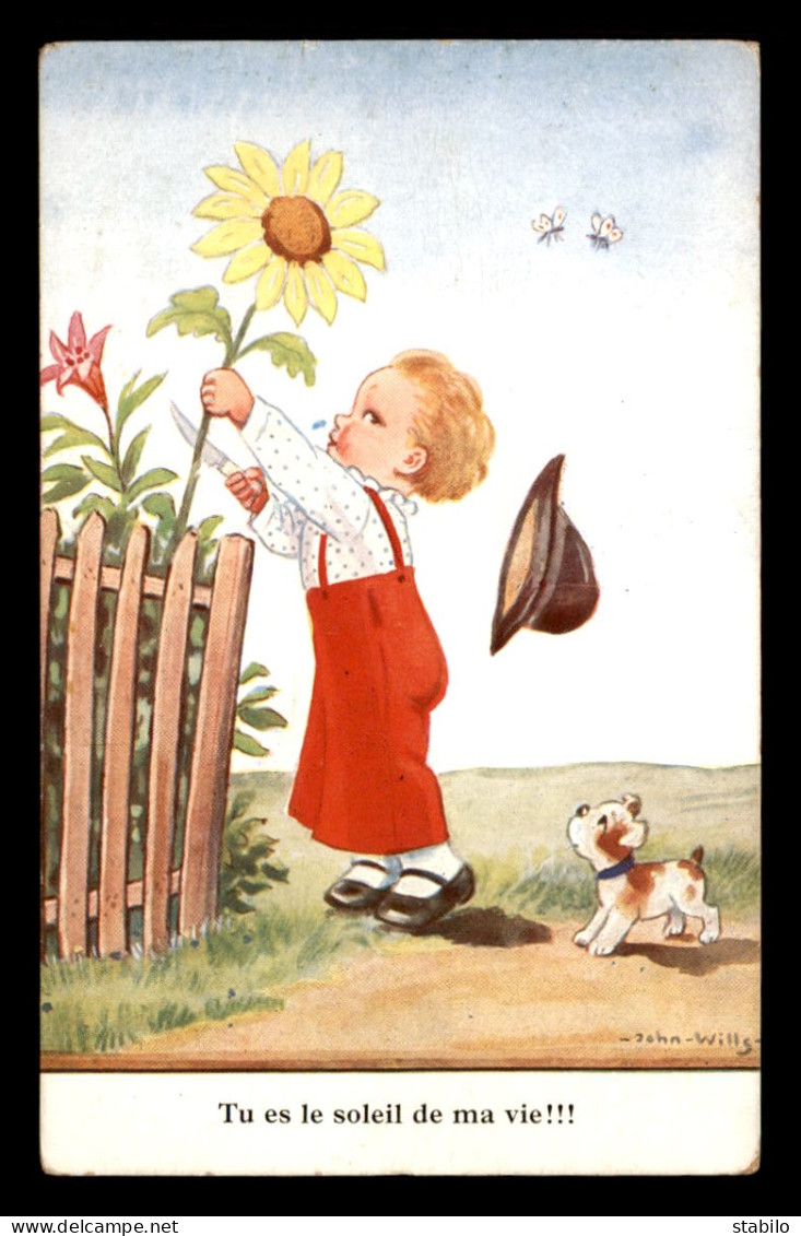 ILLUSTRATEURS - JOHN WILLS - ENFANT ET CHIEN - Wills, John