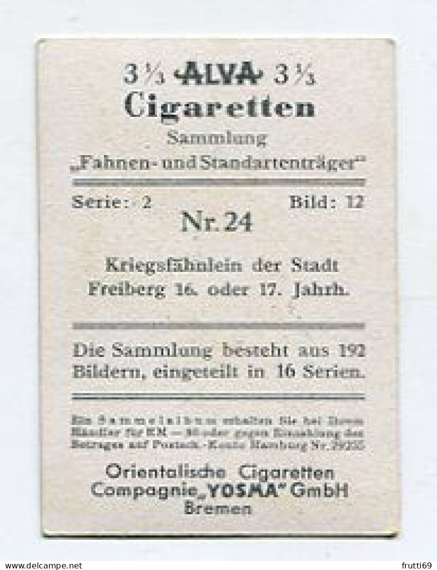 SB 03455 YOSMA - Bremen - Fahnen Und Standartenträger - Nr.24 Kriegsfähnlein Der Stadt Freiberg 16. Oder 17. Jahrh. - Other & Unclassified