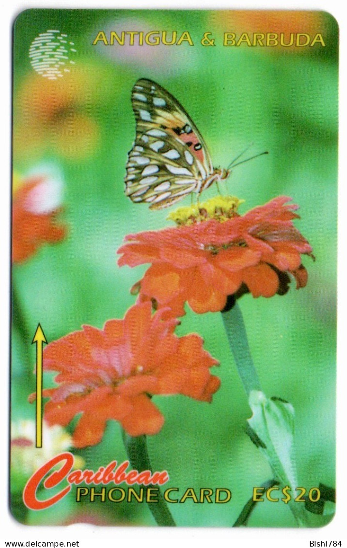 Antigua & Barbuda - The Futillary Or Flambeau Butterfly - 264CATA (regular 0) - Antigua And Barbuda