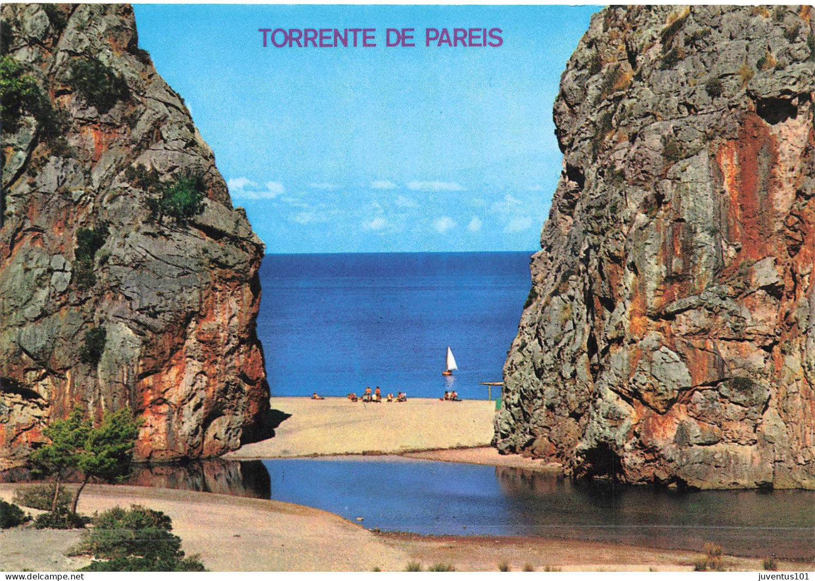 CPSM Mallorca-Torrente De Pareis-Timbre     L2666 - Autres & Non Classés