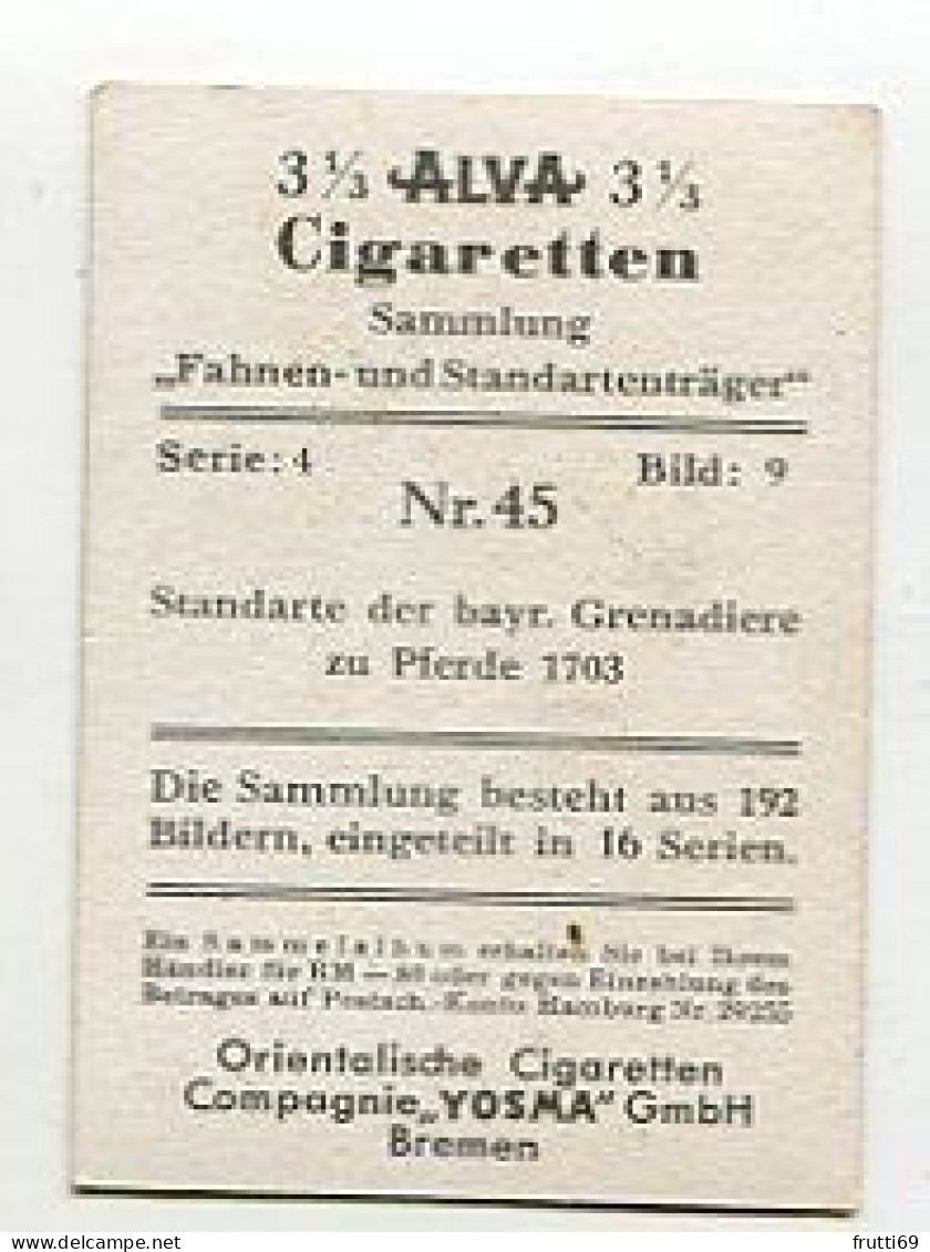 SB 03467 YOSMA - Bremen - Fahnen Und Standartenträger - Nr.45 Standarte Der Bayr. Grenadiere Zu Pferde 1703 - Sonstige & Ohne Zuordnung