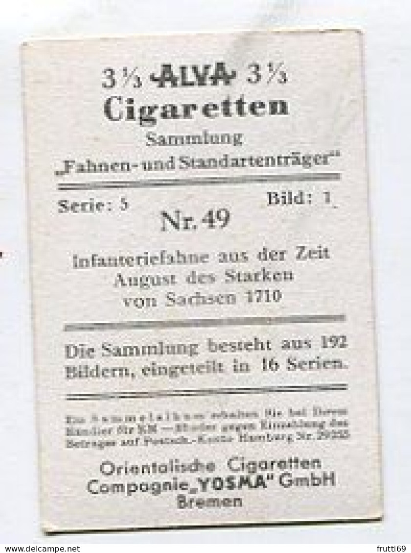 SB 03470 YOSMA - Bremen - Fahnen Und Standartenträger - Nr.49 Infanteriefahne Aus Der Zeit August Des Starken Von Sachse - Andere & Zonder Classificatie