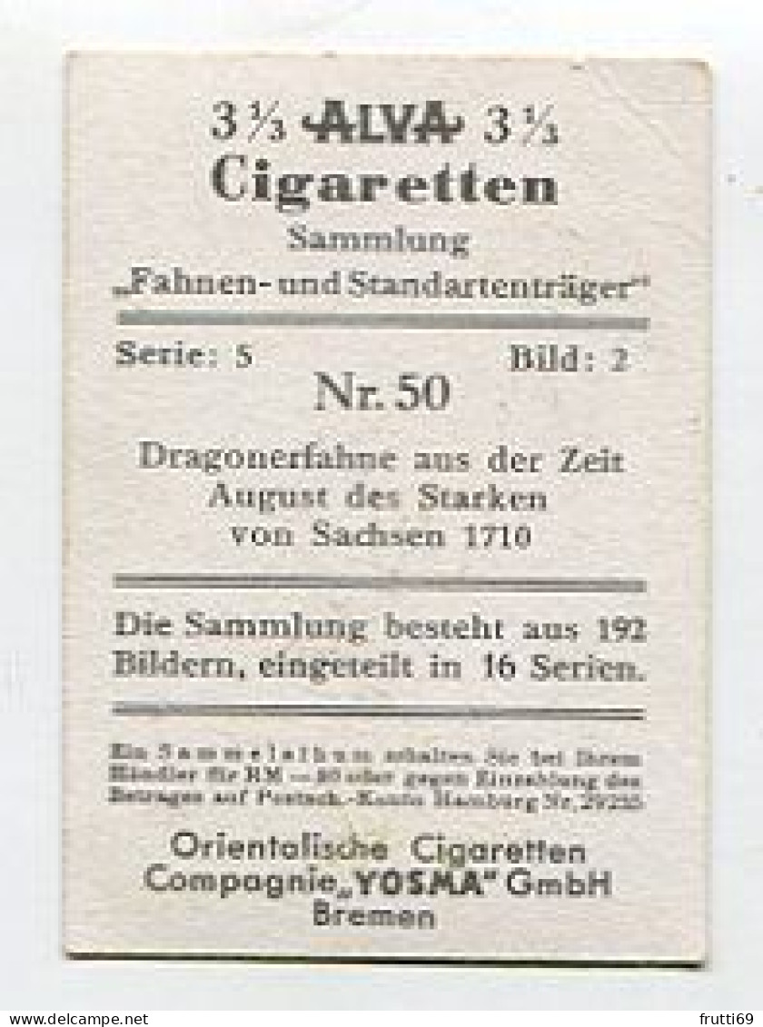 SB 03471 YOSMA - Bremen - Fahnen Und Standartenträger - Nr.50 Dragonerfahne Aus Der Zeit August Des Starken Von Sachsen - Sonstige & Ohne Zuordnung