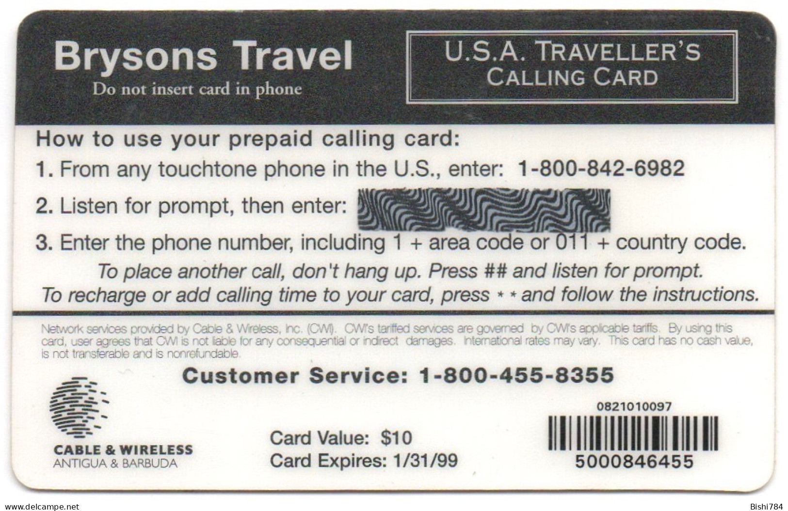 Antigua & Barbuda - Brysons Travel - 1/31/99 - Antigua Y Barbuda