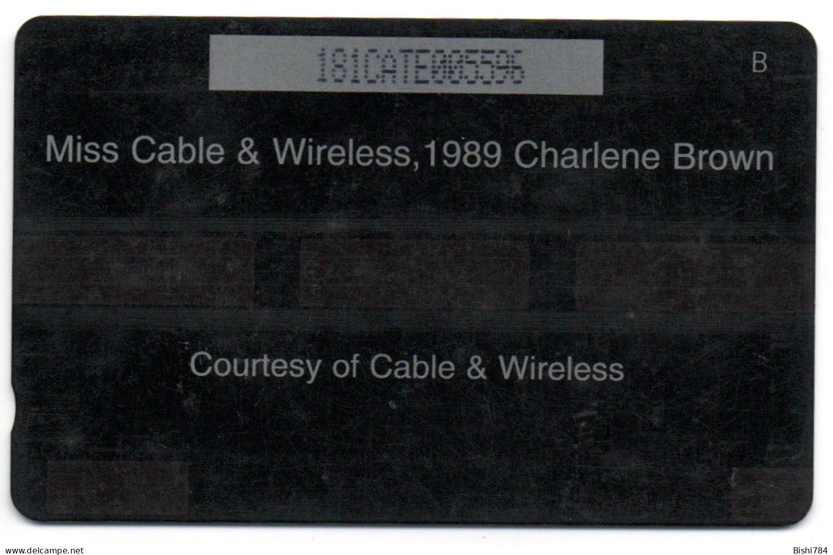 Antigua & Barbuda - Miss Cable & Wireless - 181CATE (with Ø) - Antigua U. Barbuda